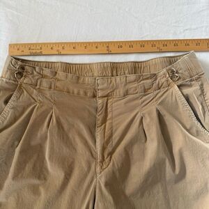 American Eagle women’s khaki Wide Leg Trousers size 14: machine washable and ble